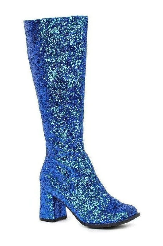 GOGO-G Costume Boot | Blue Glitter