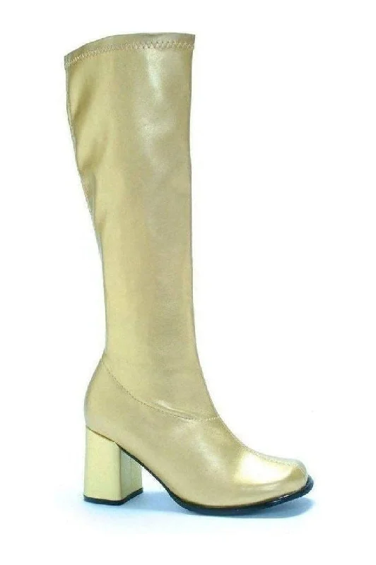 GOGO GoGo Boot  | Gold Faux Leather