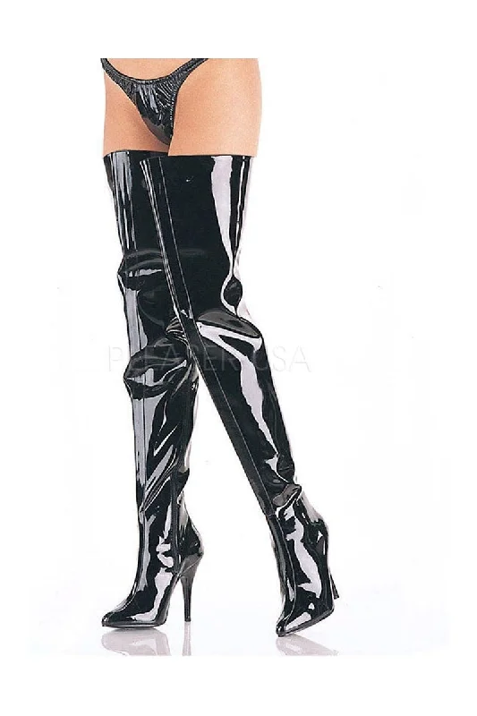 SEDUCE-4010 Thigh Boot | Black Patent