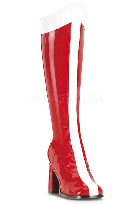 GOGO-305 Go Go Boot | Red Patent