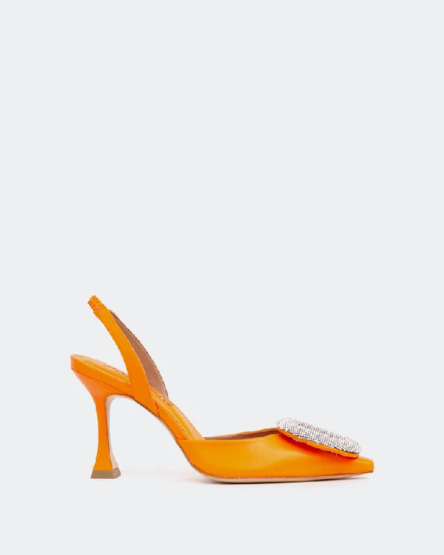 Mayta Orange Leather