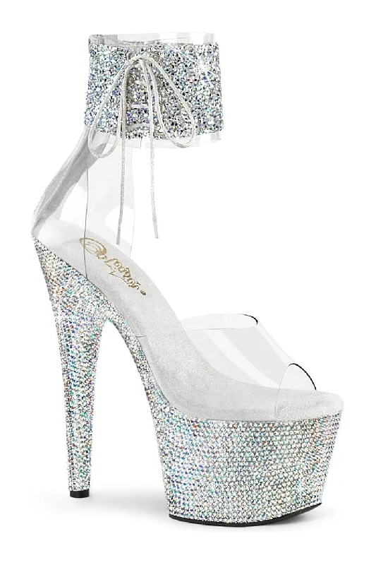 BEJEWELED-724RS-02 Clear Vinyl Sandal