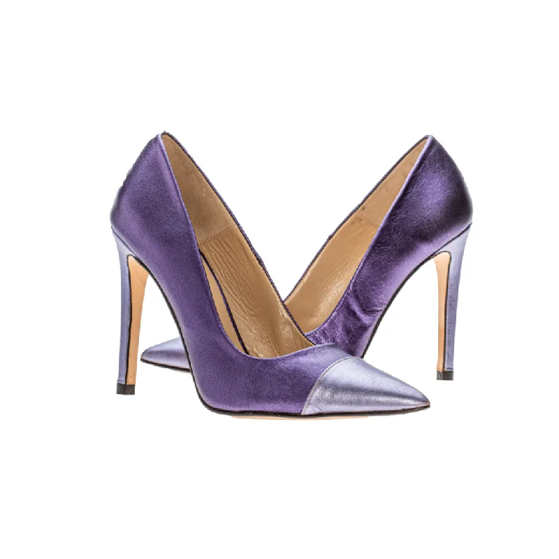 New York Pumps Purple