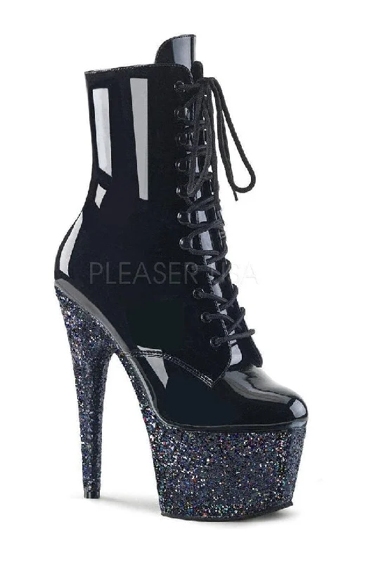 ADORE-1020LG Platform Boot | Black Patent