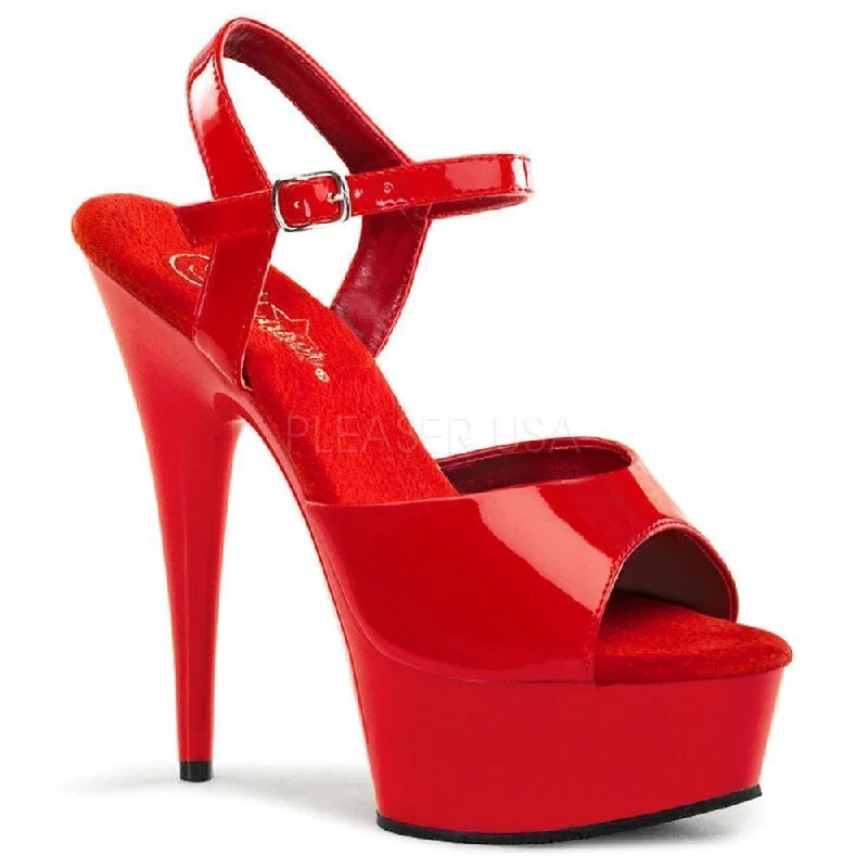 SS-DELIGHT-609 Platform Sandal  | Red Patent