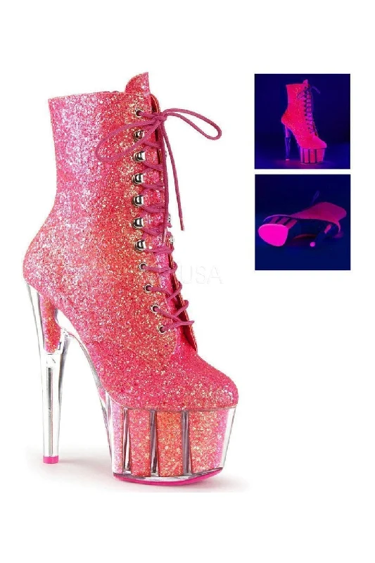 ADORE-1020G Platform Boot  | Neon Glitter