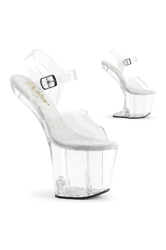 CRAZE-808 Clear Vinyl Sandal