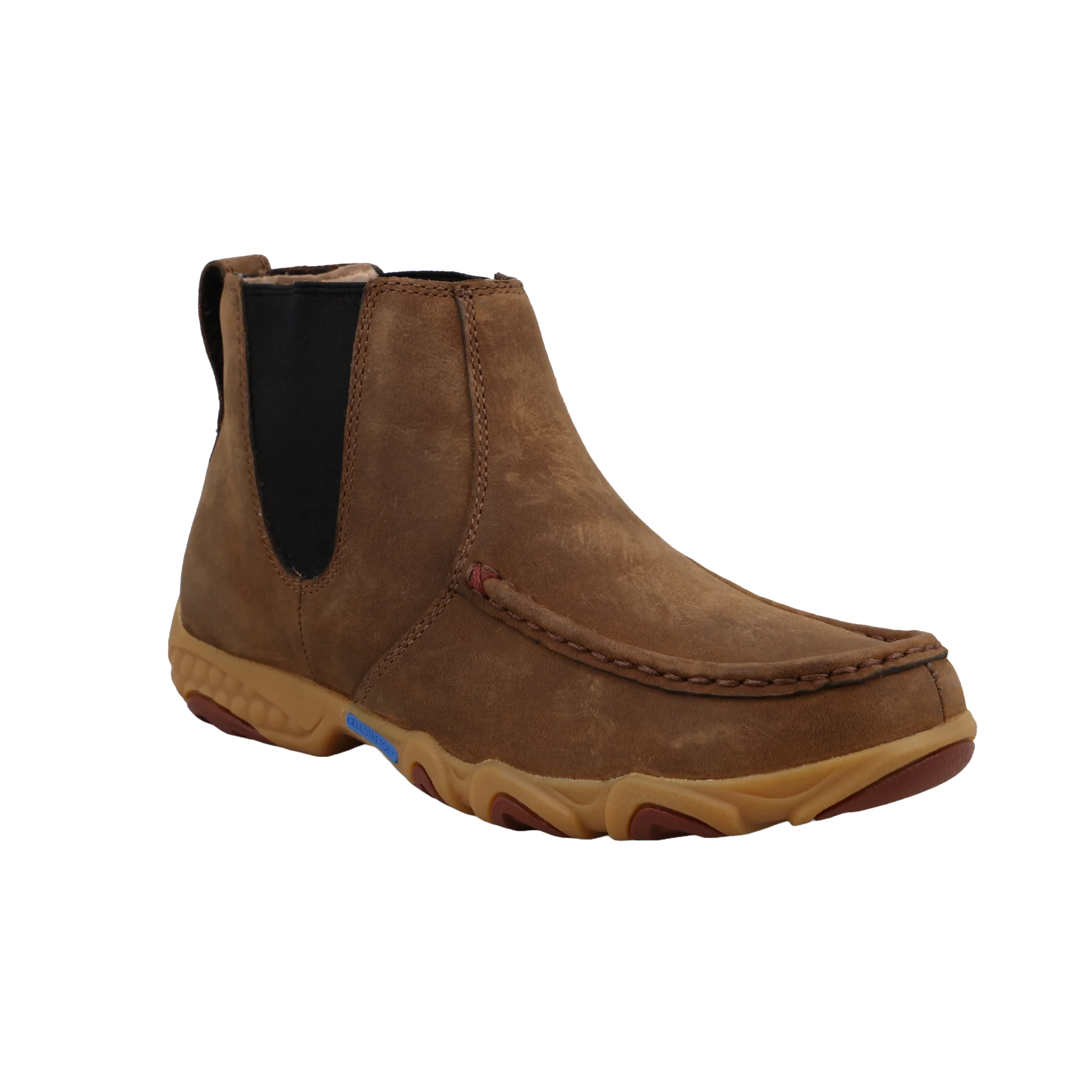 Twisted X Ladies 4" Chelsea Peanut Brown Driving Moc WDMX003