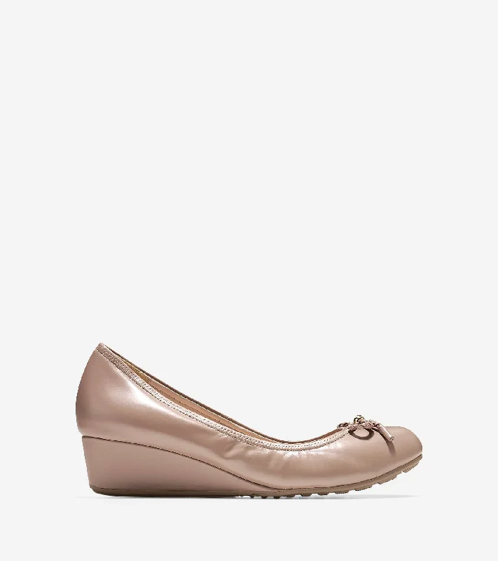 Women's open - back fashion & dress shoes with a stacked - heel for a retro feel Tali Grand Lace Wedge (40mm) Women's open - back fashion & dress shoes with a stacked - heel for a retro feel Tali Grand Lace Wedge (40mm)