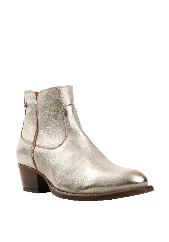 Amy Huberman Heres Mr Jordon Boots, Gold Metallic