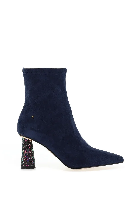 Kate Appleby Burnsley Sequin Heel Boot, Navy