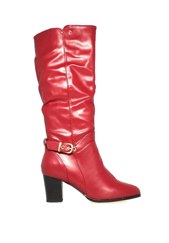 Kate Appleby Chipping Knee High Boots, Red