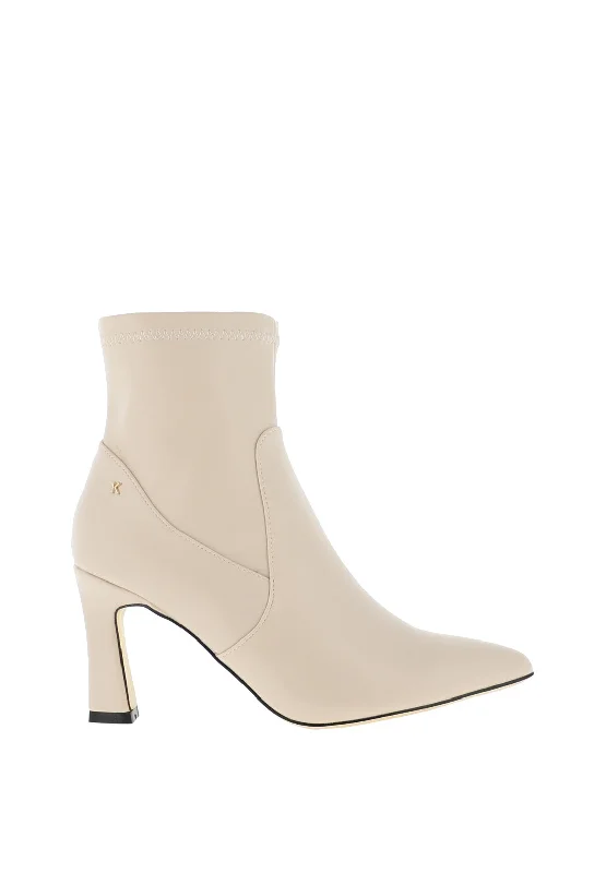 Kate Appleby Hillside Heeled Boot, Cream