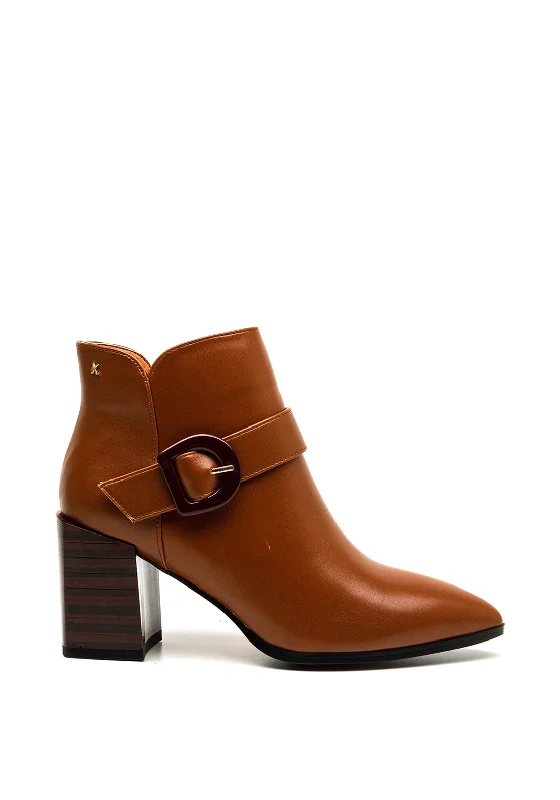 Kate Appleby Hurst Block Heel Boots, Tan