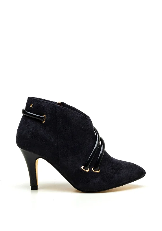 Kate Appleby Popeye Heeled Boot, Navy