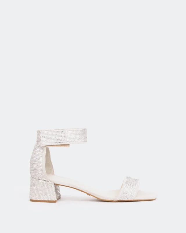 Garcelle, Off White Suede/Suède Blanc Cas.