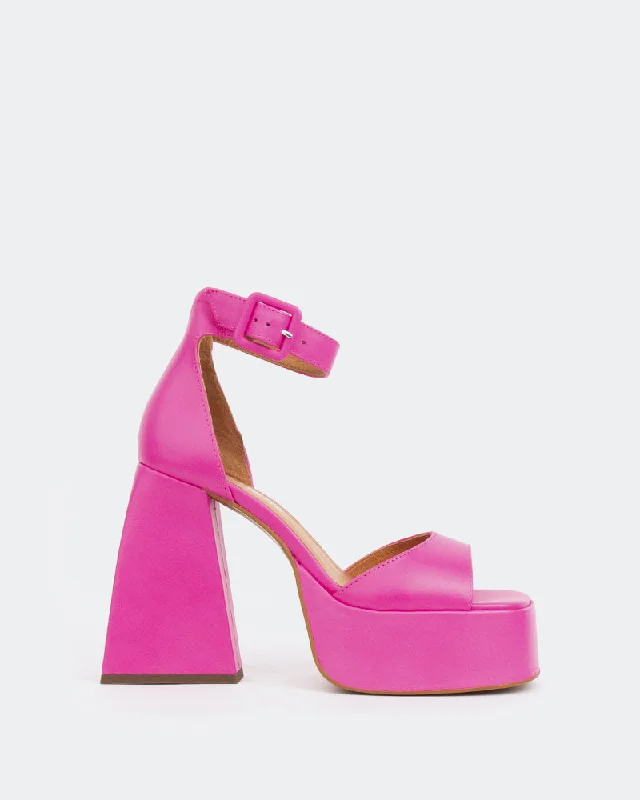 Moore, Pink Leather/Cuir Rose