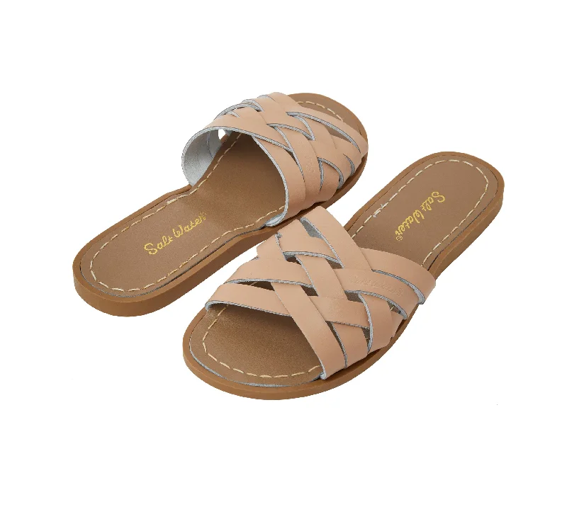 Retro Slide Latte Womens Sandal