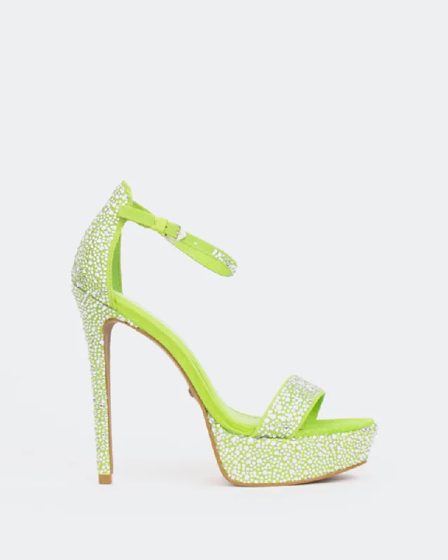 Rinna, Green Suede/Suède Vert