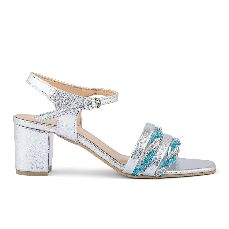 Silver Fancy Sandal FN5913