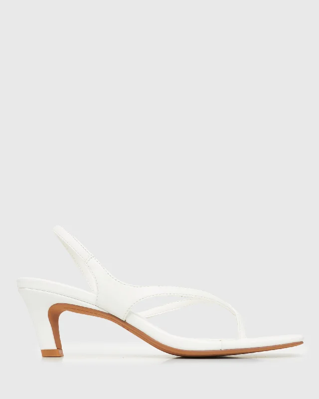 ZOE Low Heel Thong Sandals