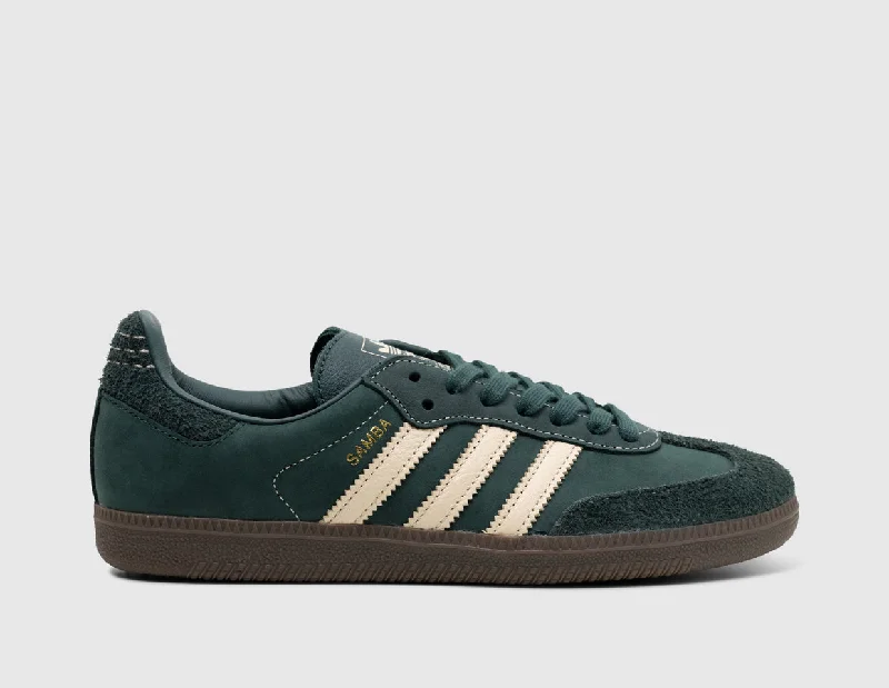 adidas Originals Women's Samba OG Crystal Sand / Mineral Green