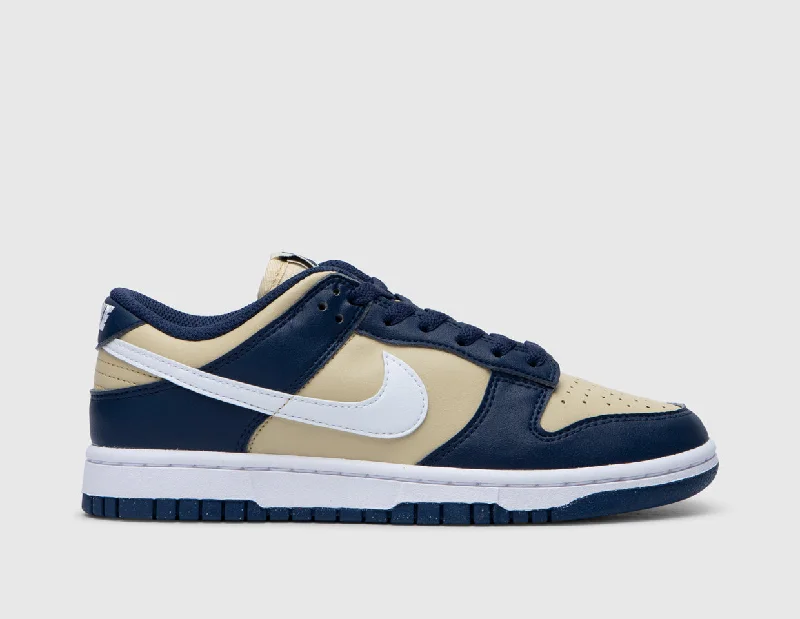 Nike Women's Dunk Low Next Nature Midnight Navy / White - Team Gold