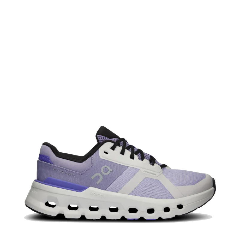 On Women's Cloudrunner 2 Sneaker in Nimbus/Blueberry