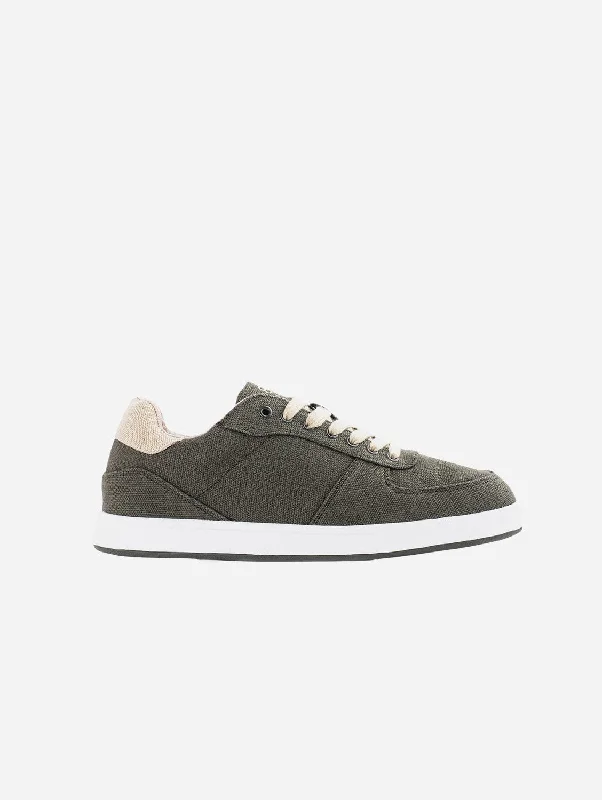 Seeker Men's Vegan Hemp Sneakers | Dark Green