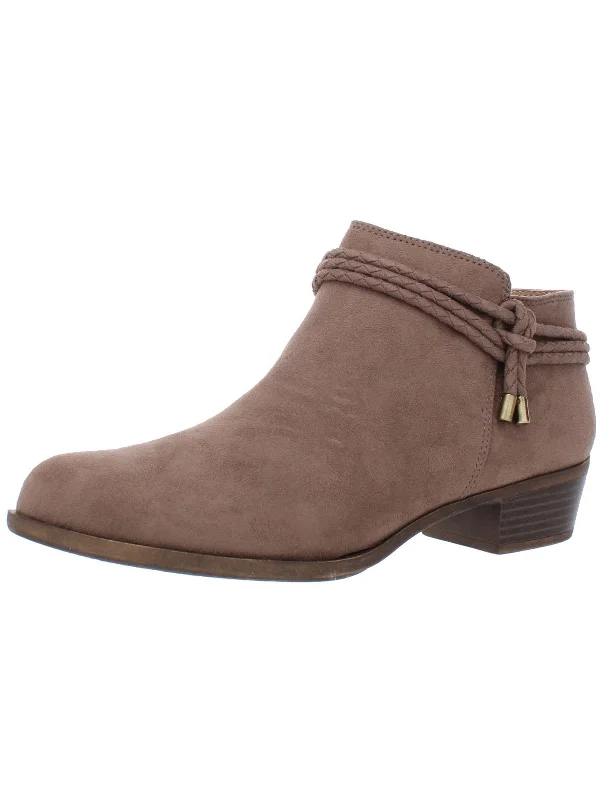 Andrea Womens Ankle Almond Toe Booties