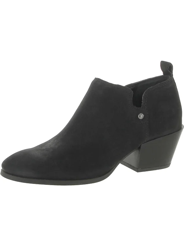 Dani  Womens Faux Suede Casual Booties