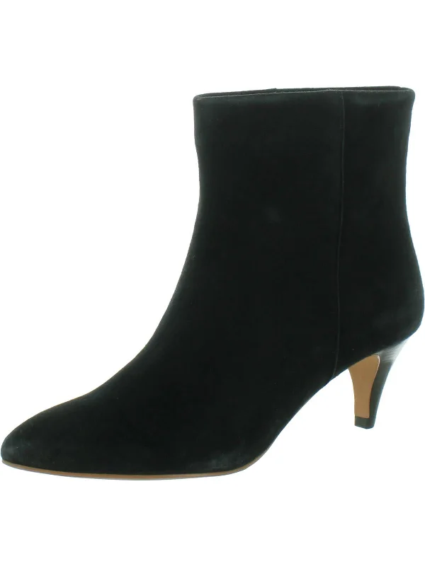 Dee Womens Solid Ankle Booties