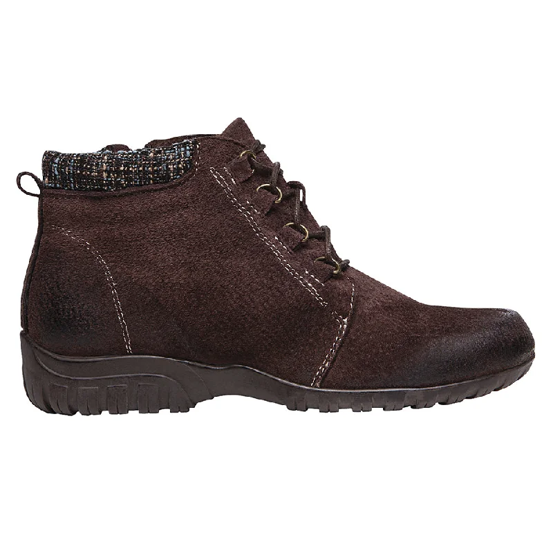 Delaney Round Toe Lace Up Booties