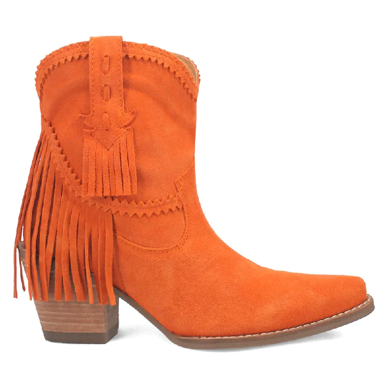 Fandango Fringe Snip Toe Cowboy Booties