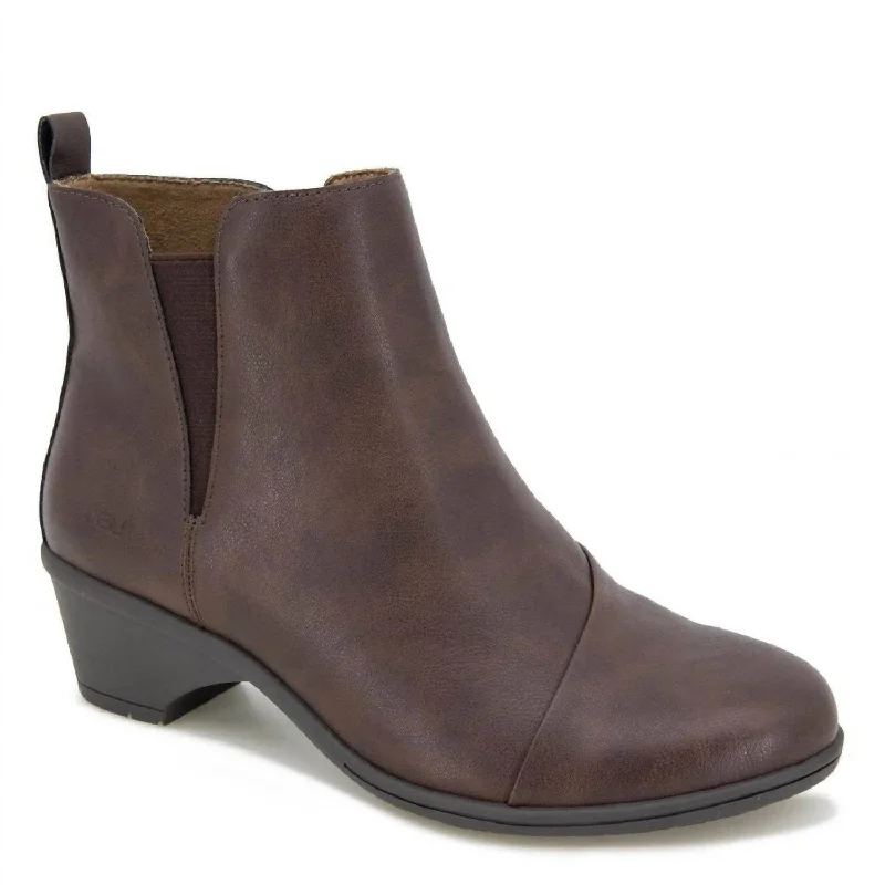 Gemma Bootie In Dark Brown