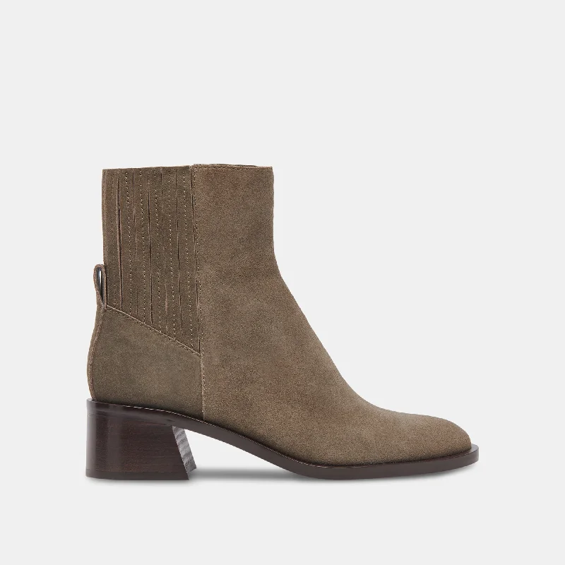 LINNY H2O BOOTS OLIVE SUEDE