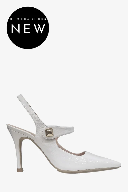 LODI SALEN BLANCO PATENT HEEL