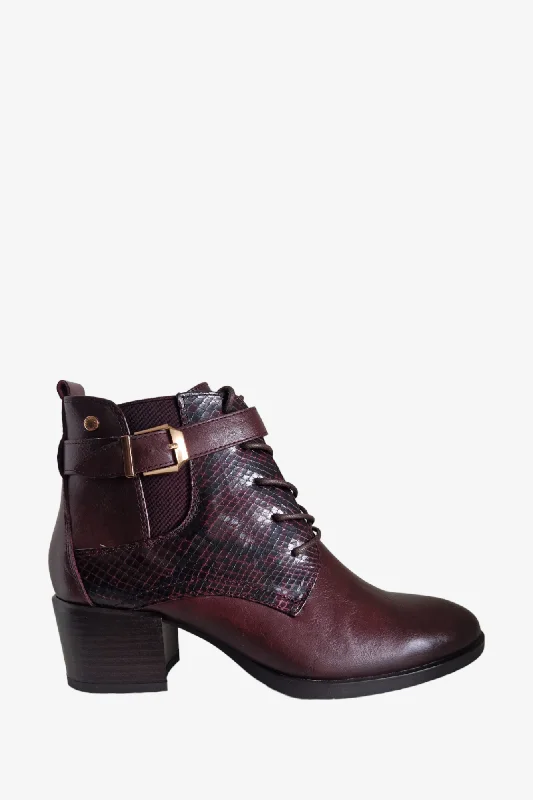 PATRIZIO COMO RAGUSA BURGUNDY BOOT