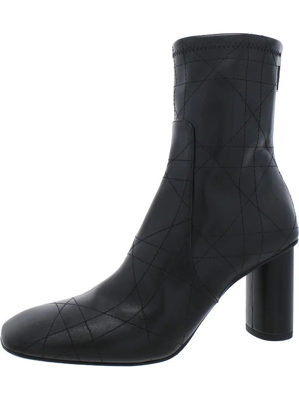 Shadow Womens Square Toe Heel Booties