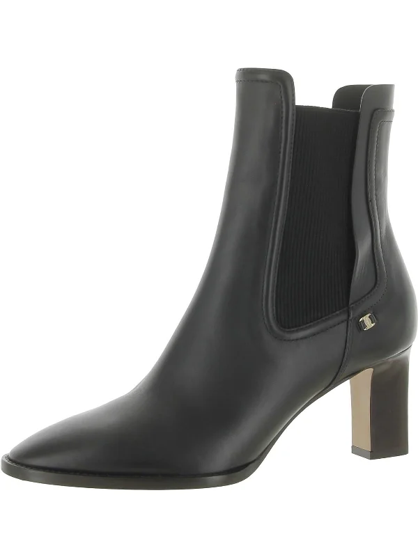 Toren 70 Womens Leather Pull On Ankle Boots