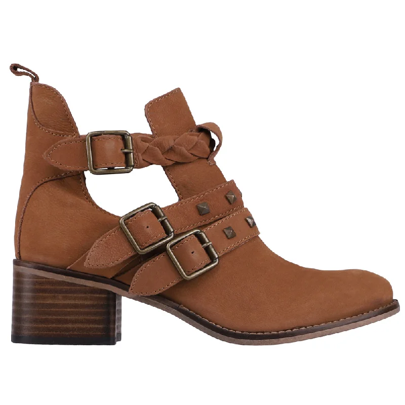 West Valley Studded Braided Cowboy Booties