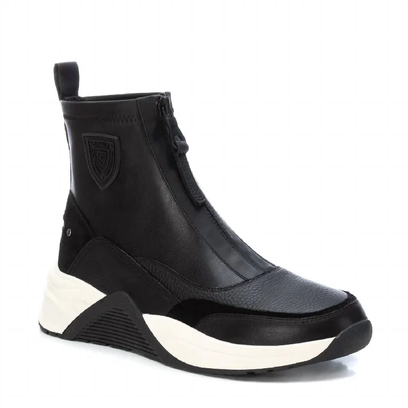 Women's Casual Booties In Black