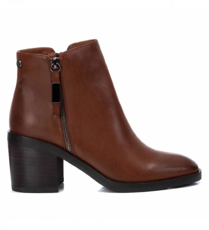 Women's Dress Booties In Brown