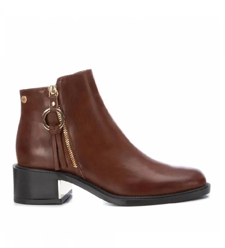 Women's Dress Booties In Brown