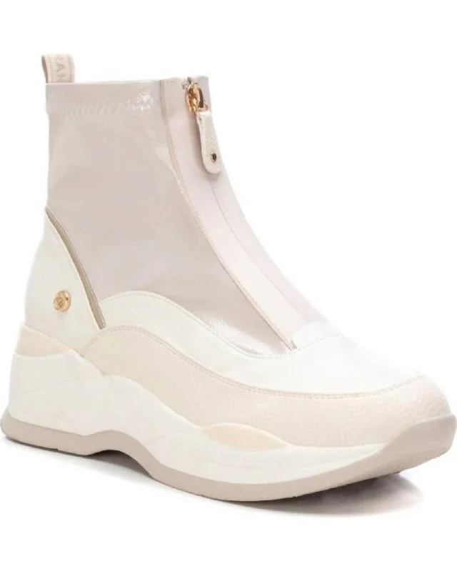 Women's Sport Booties In Light Beige